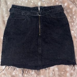 Black jean skirt women’s size 7